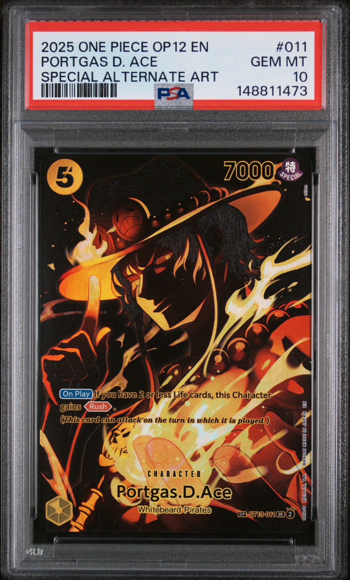 Portgas D. Ace SP ST13-011 | PSA 10