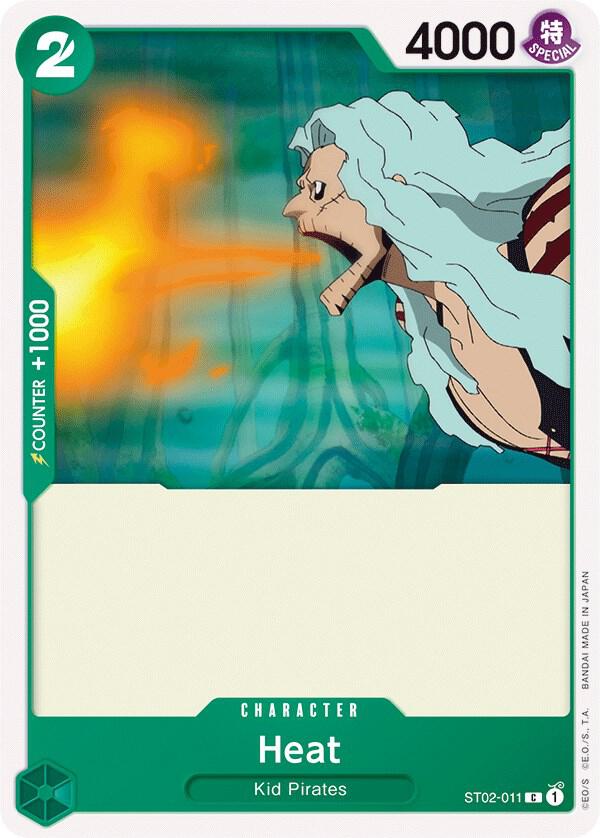 Heat ST02-011 – Starter Deck 2: Worst Generation | One Piece TCG