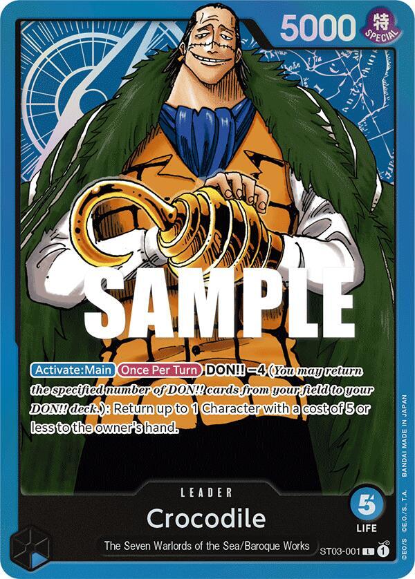 Crocodile ST03-001 – Starter Deck 3: The Seven Warlords of The Sea | One Piece TCG