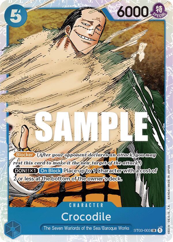 Crocodile ST03-003 – Starter Deck 3: The Seven Warlords of The Sea | One Piece TCG