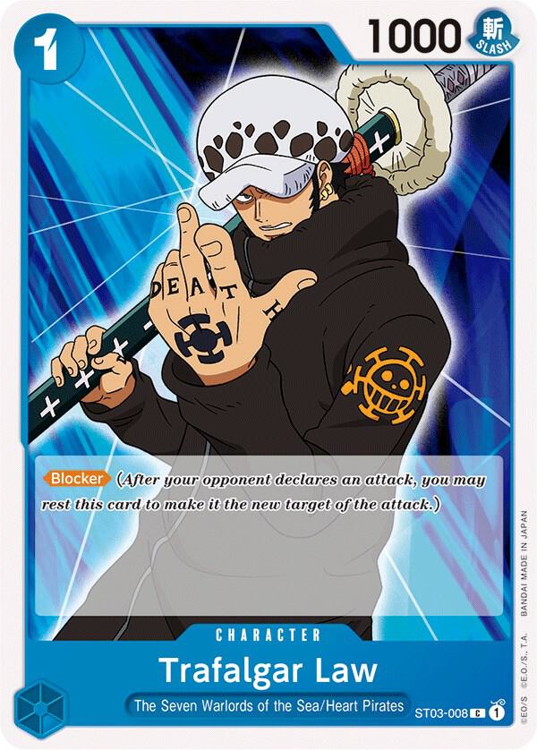 Trafalgar Law ST03-008 – Starter Deck 3: The Seven Warlords of The Sea | One Piece TCG