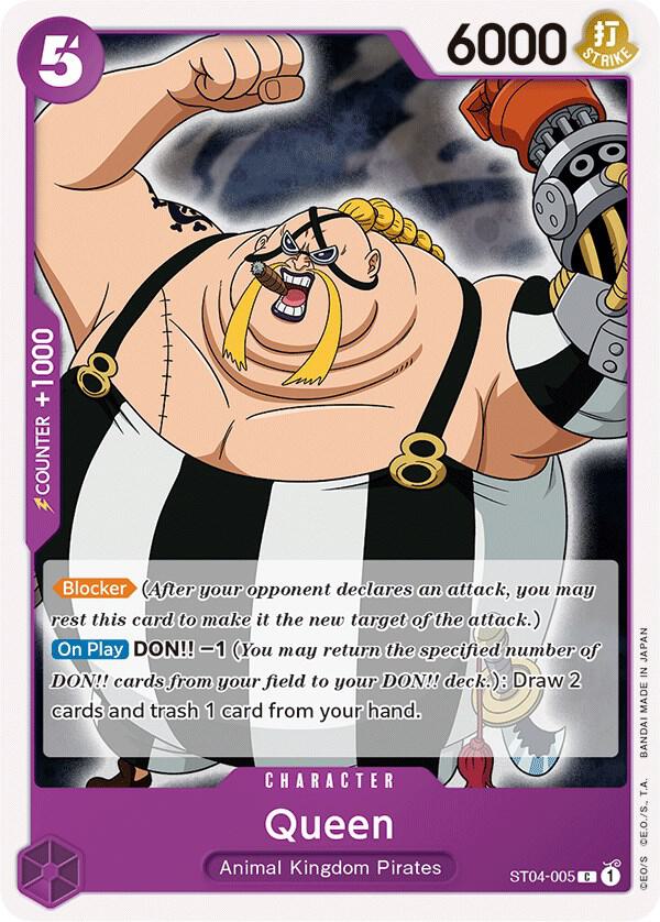 Queen ST04-005 – Starter Deck 4: Animal Kingdom Pirates | One Piece TCG