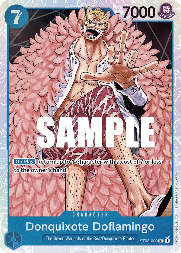 Donquixote Doflamingo ST03-009 – Starter Deck 3: The Seven Warlords of The Sea | One Piece TCG