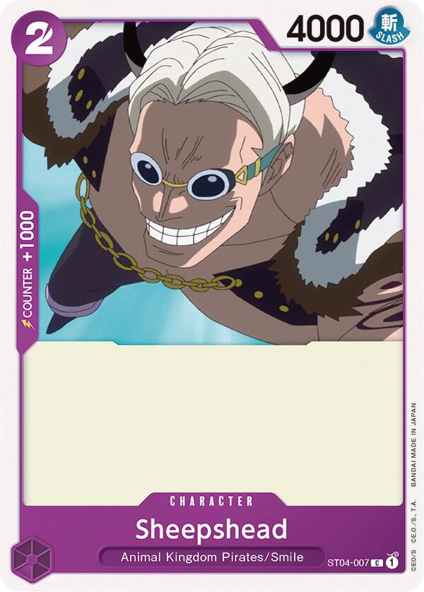 Sheepshead ST04-007 – Starter Deck 4: Animal Kingdom Pirates | One Piece TCG