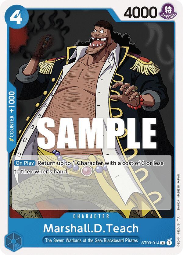 Marshall D. Teach ST03-014 – Starter Deck 3: The Seven Warlords of The Sea | One Piece TCG