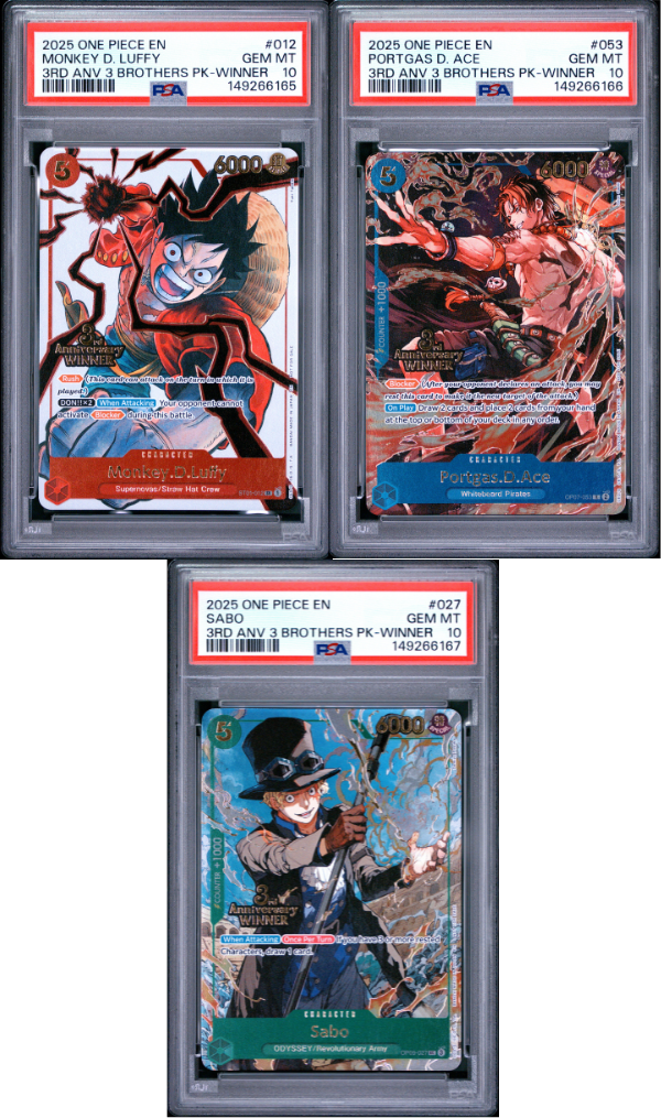 3rd Anniversary Winner Sequential Set