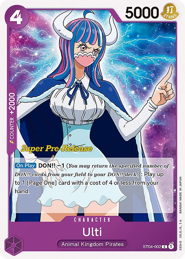Ulti ST04-002 – Super Pre-Release Starter Deck 4: Animal Kingdom Pirates