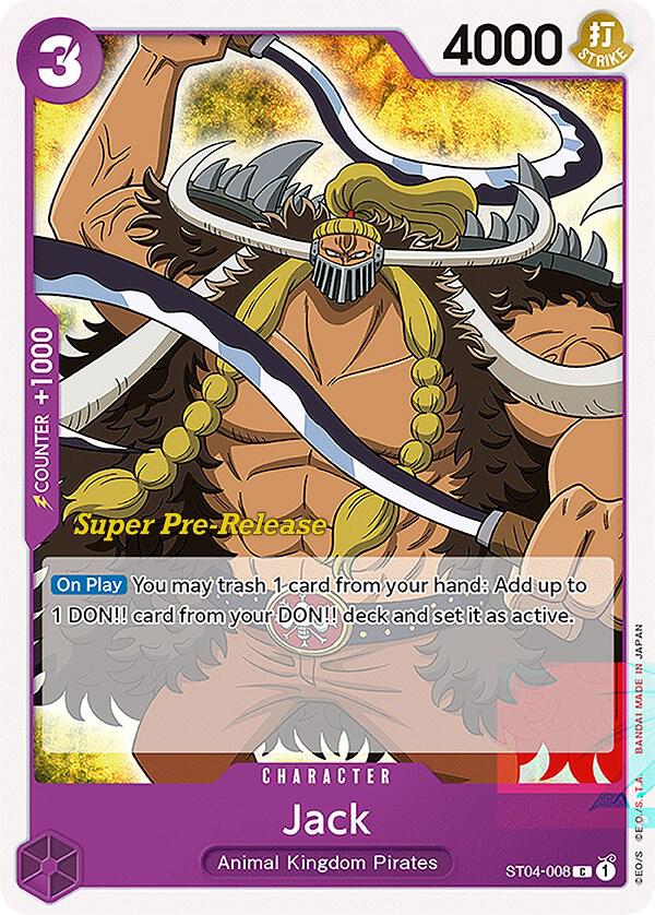 Jack ST04-008 – Super Pre-Release Starter Deck 4: Animal Kingdom Pirates