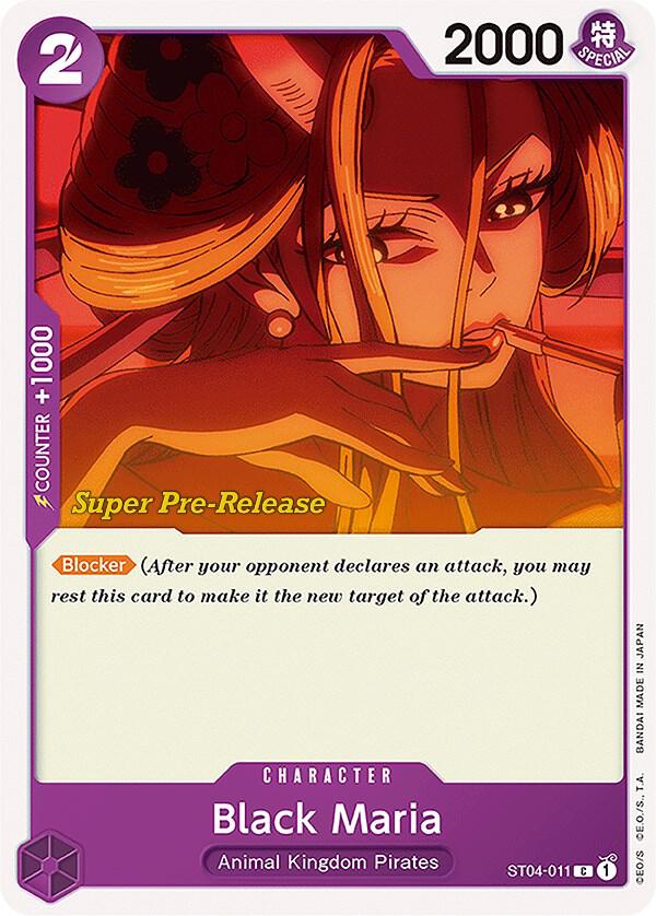 Black Maria ST04-011 – Super Pre-Release Starter Deck 4: Animal Kingdom Pirates