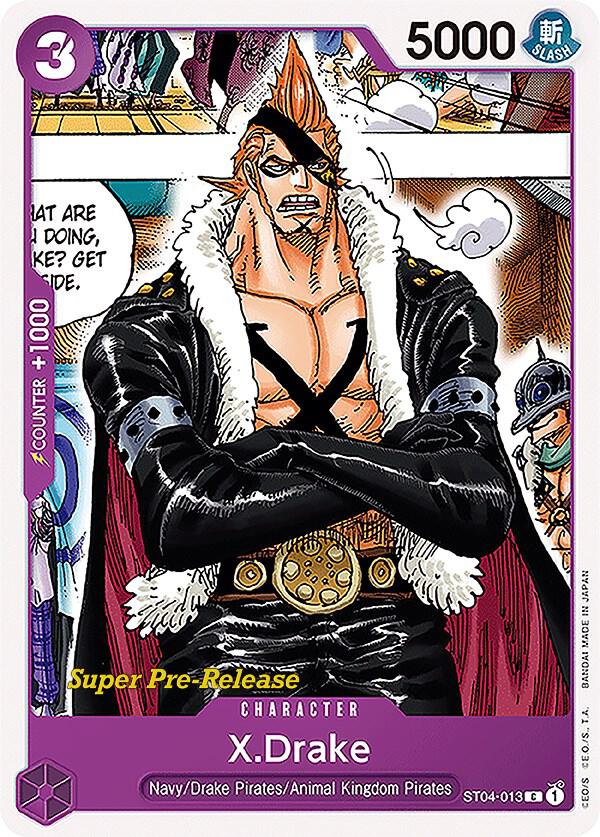 X Drake ST04-013 – Super Pre-Release Starter Deck 4: Animal Kingdom Pirates