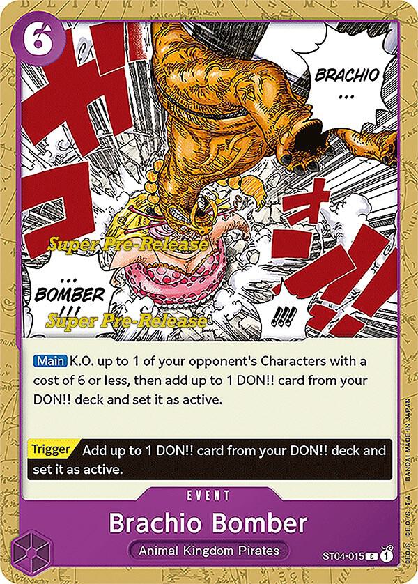 Brachio Bomber ST04-015 – Super Pre-Release Starter Deck 4: Animal Kingdom Pirates