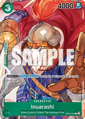Inuarashi Box Topper OP01-034 – Romance Dawn | One Piece TCG