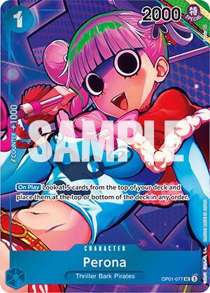 Perona Box Topper OP01-077 – Romance Dawn | One Piece TCG