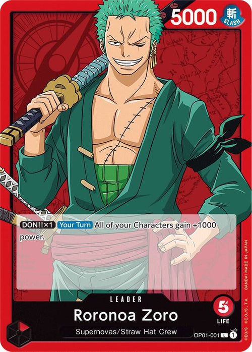 Roronoa Zoro OP01-001 – Romance Dawn | One Piece TCG
