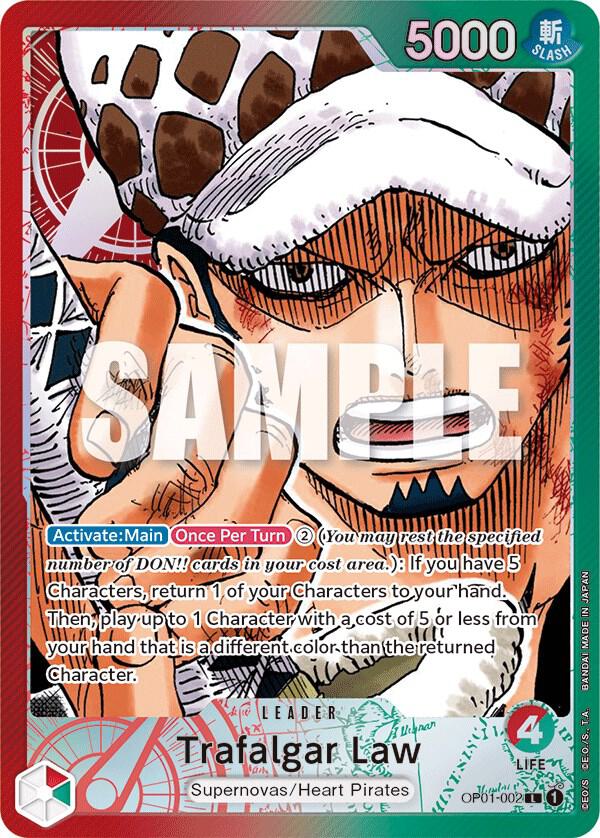 Trafalgar Law Alternate Art OP01-002 – Romance Dawn | One Piece TCG