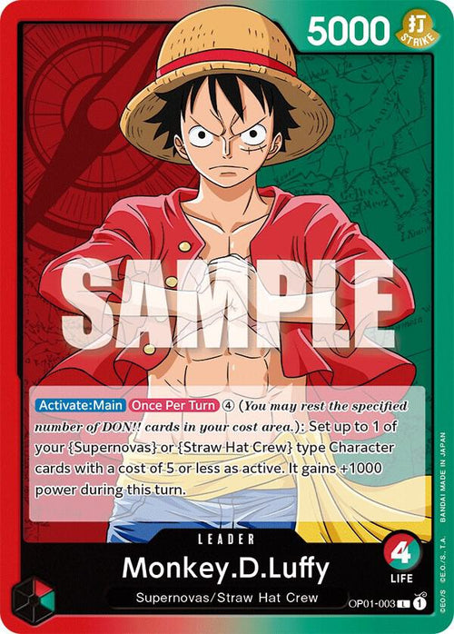 Monkey D. Luffy OP01-003 – Romance Dawn | One Piece TCG