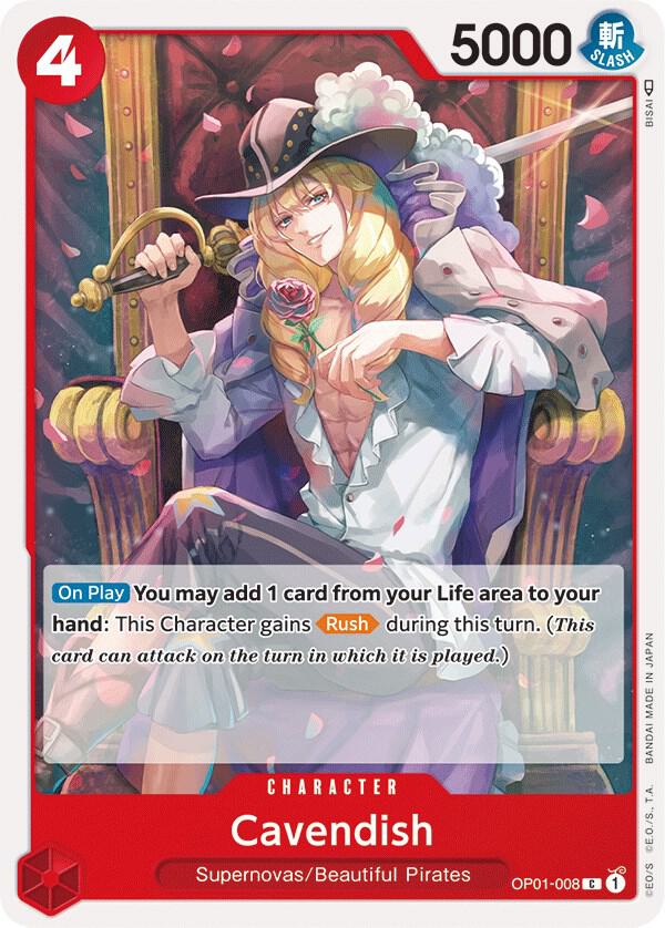 Cavendish OP01-008 – Romance Dawn | One Piece TCG