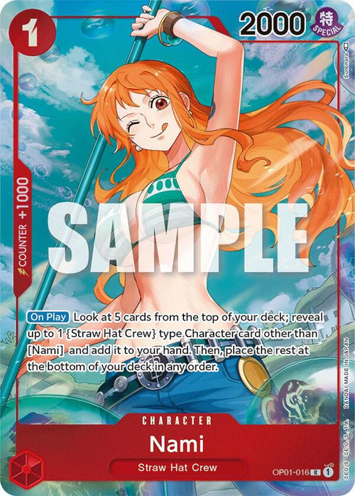 Nami Alternate Art OP01-016 – Romance Dawn | One Piece TCG
