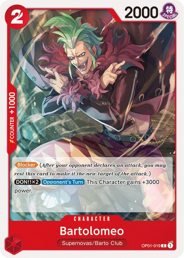 Bartolomeo OP01-019 – Romance Dawn | One Piece TCG