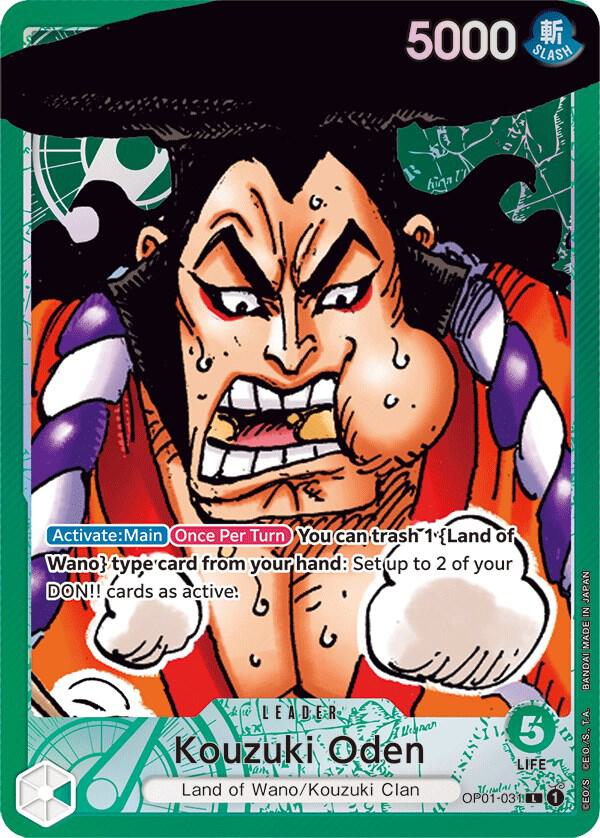 Kouzuki Oden Alternate Art OP01-031 – Romance Dawn | One Piece TCG