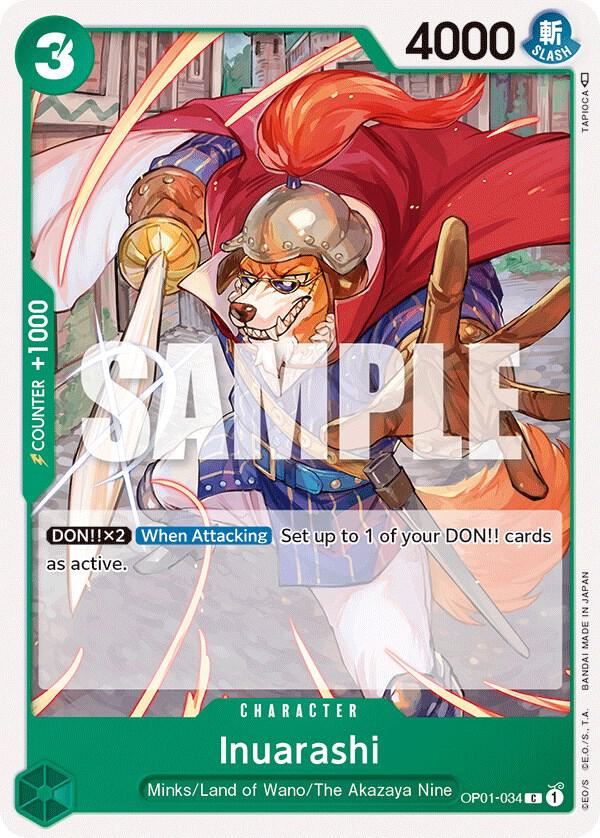 Inuarashi OP01-034 – Romance Dawn | One Piece TCG