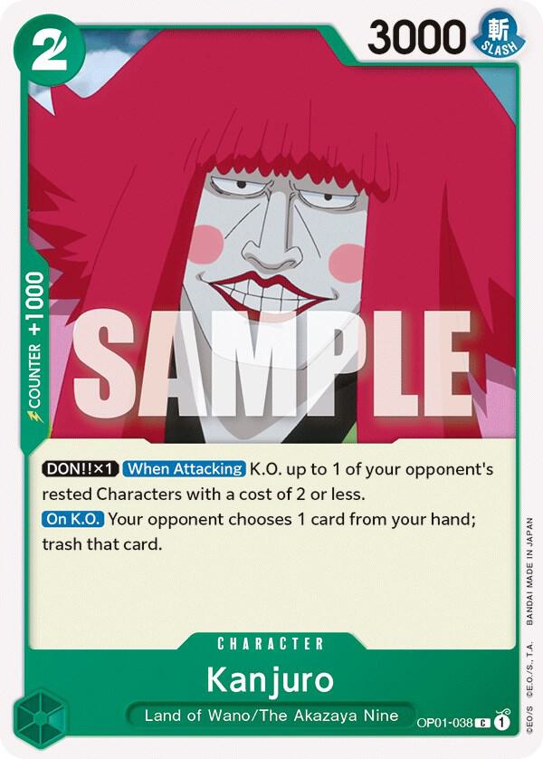 Kanjuro OP01-038 – Romance Dawn | One Piece TCG