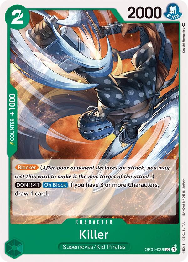 Killer OP01-039 – Romance Dawn | One Piece TCG