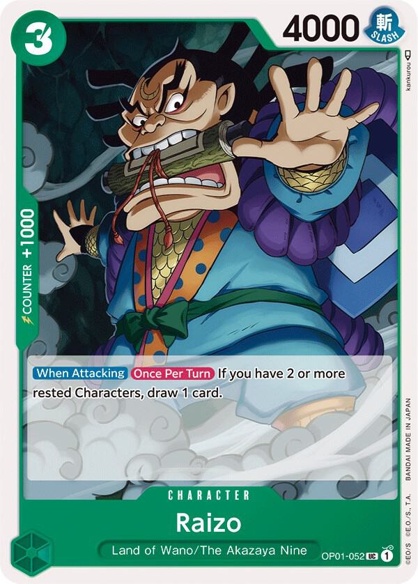 Raizo OP01-052 – Romance Dawn | One Piece TCG