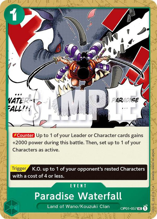 Paradise Waterfall OP01-057 – Romance Dawn | One Piece TCG
