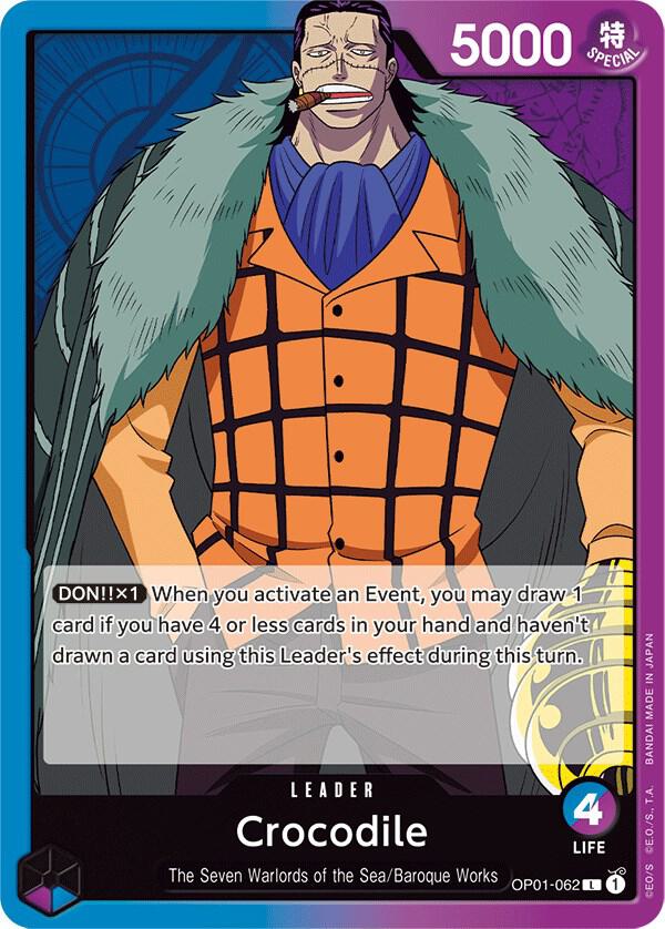 Crocodile OP01-062 – Romance Dawn | One Piece TCG