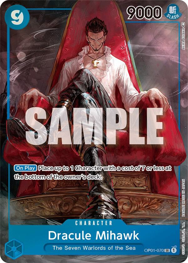 Dracule Mihawk Alternate Art OP01-070 – Romance Dawn | One Piece TCG