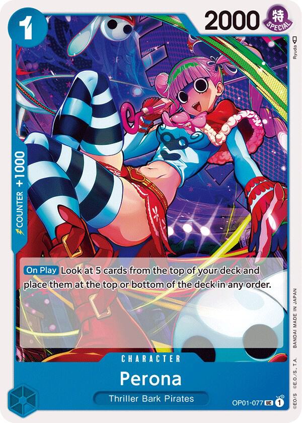 Perona OP01-077 – Romance Dawn | One Piece TCG