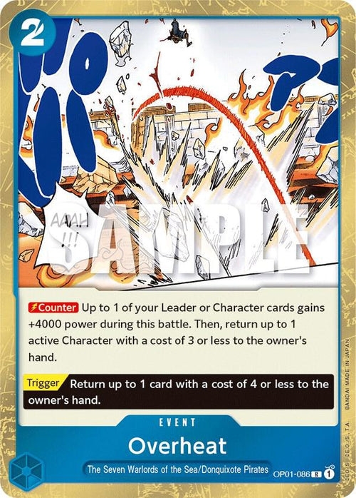 Overheat OP01-086 – Romance Dawn | One Piece TCG