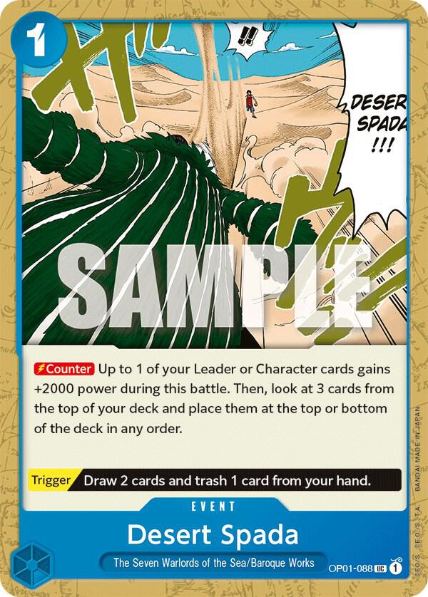 Desert Spada OP01-088 – Romance Dawn | One Piece TCG