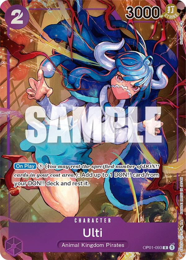 Ulti Alternate Art OP01-093 – Romance Dawn | One Piece TCG