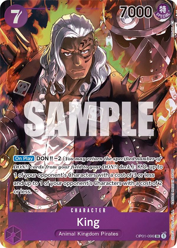 King Alternate Art OP01-096 – Romance Dawn | One Piece TCG