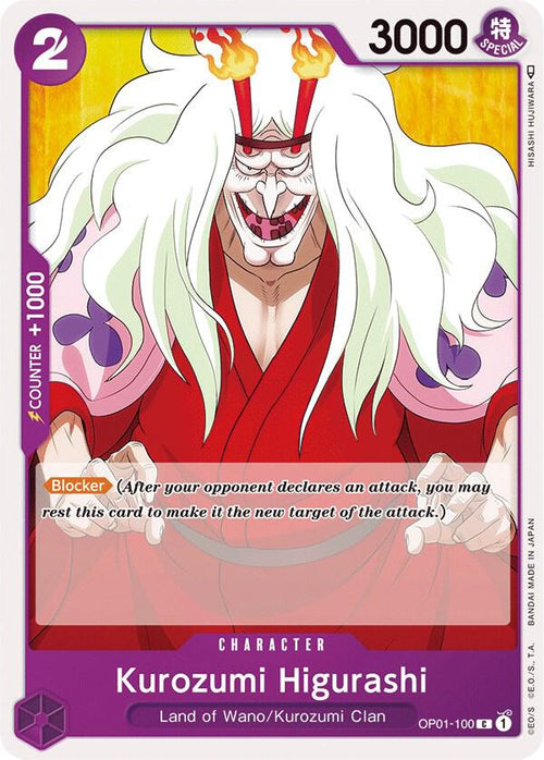 Kurozumi Higurashi OP01-100 – Romance Dawn | One Piece TCG