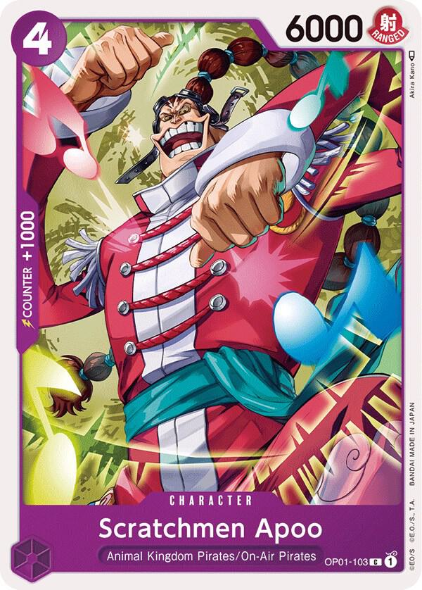 Scratchmen Apoo OP01-103 – Romance Dawn | One Piece TCG