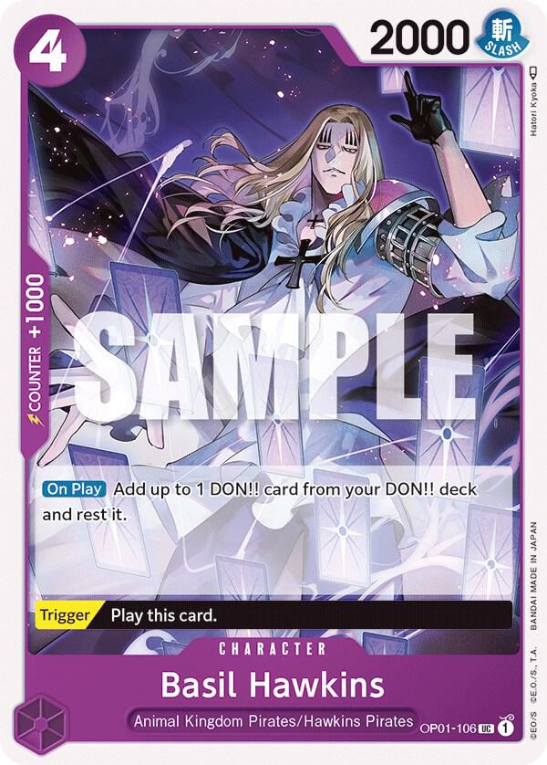 Basil Hawkins OP01-106 – Romance Dawn | One Piece TCG