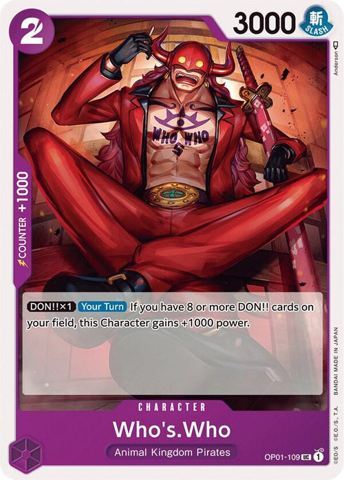 Who's Who OP01-109 – Romance Dawn | One Piece TCG