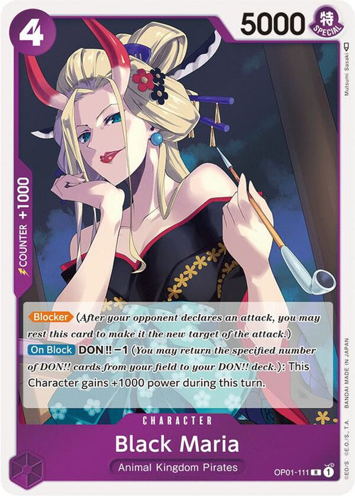 Black Maria OP01-111 – Romance Dawn | One Piece TCG