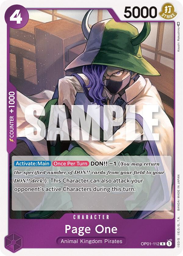 Page One OP01-112 – Romance Dawn | One Piece TCG