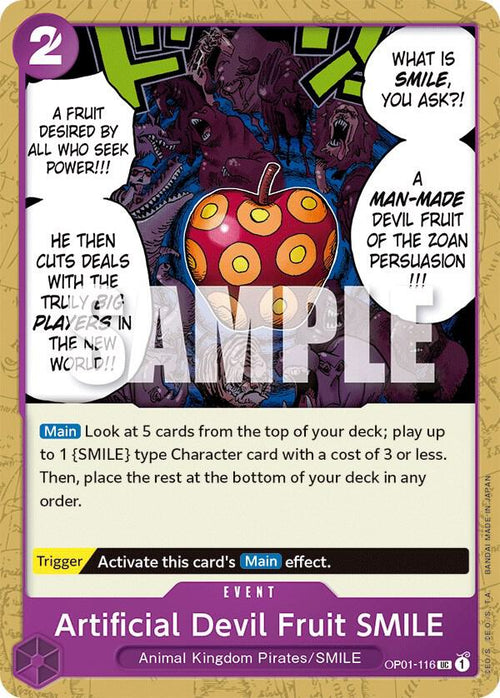 Artificial Devil Fruit SMILE OP01-116 – Romance Dawn | One Piece TCG