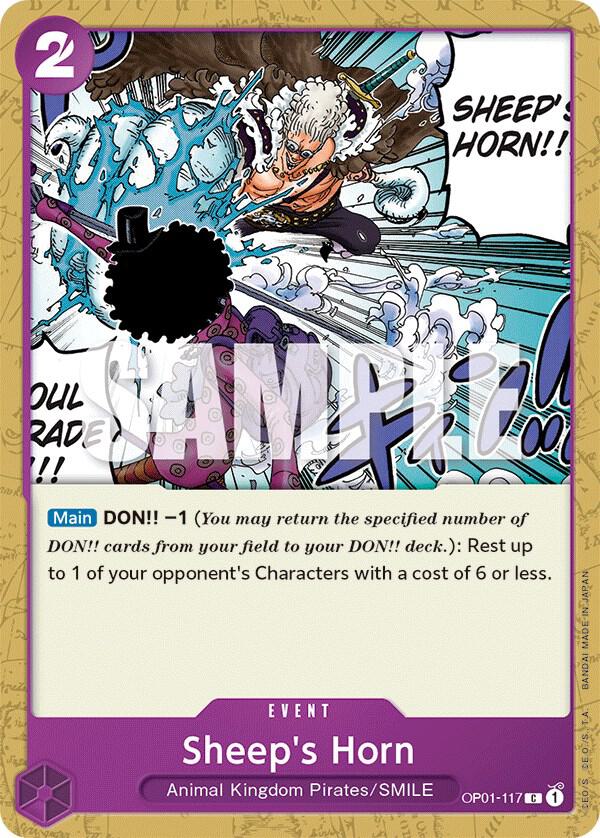 Sheep's Horn OP01-117 – Romance Dawn | One Piece TCG