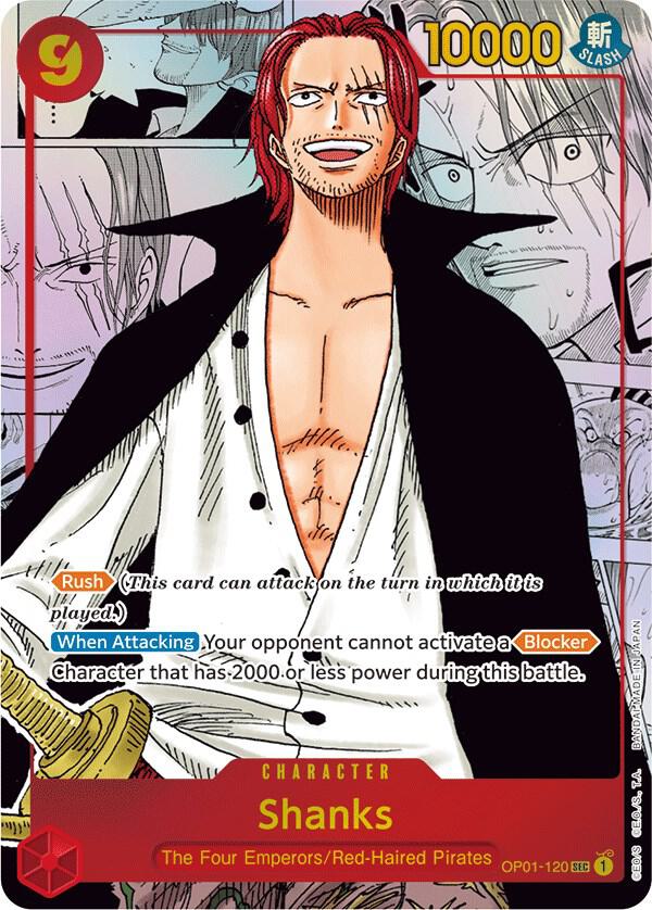 Shanks Manga Rare OP01-120 – Romance Dawn | One Piece TCG