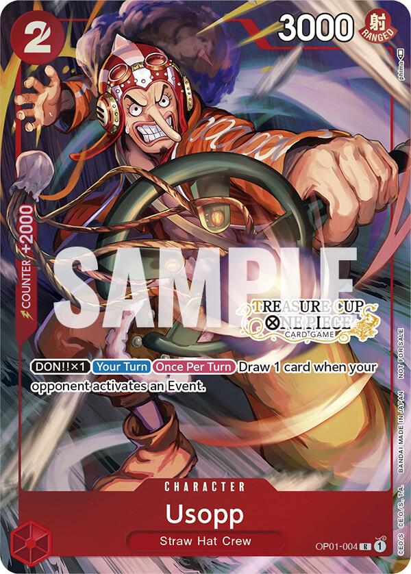 Usopp Treasure Cup 2023 OP01-004 | One Piece TCG