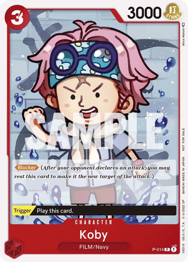 Koby One Piece Film Red Promotion 2022 P-014 | One Piece TCG