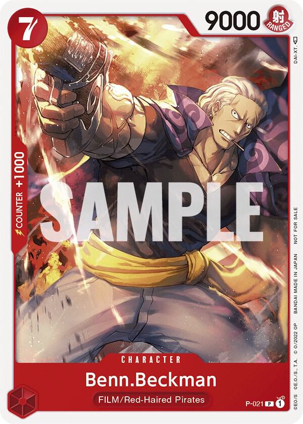 Benn.Beckman One Piece Film Red Promotion 2022 P-021 | One Piece TCG