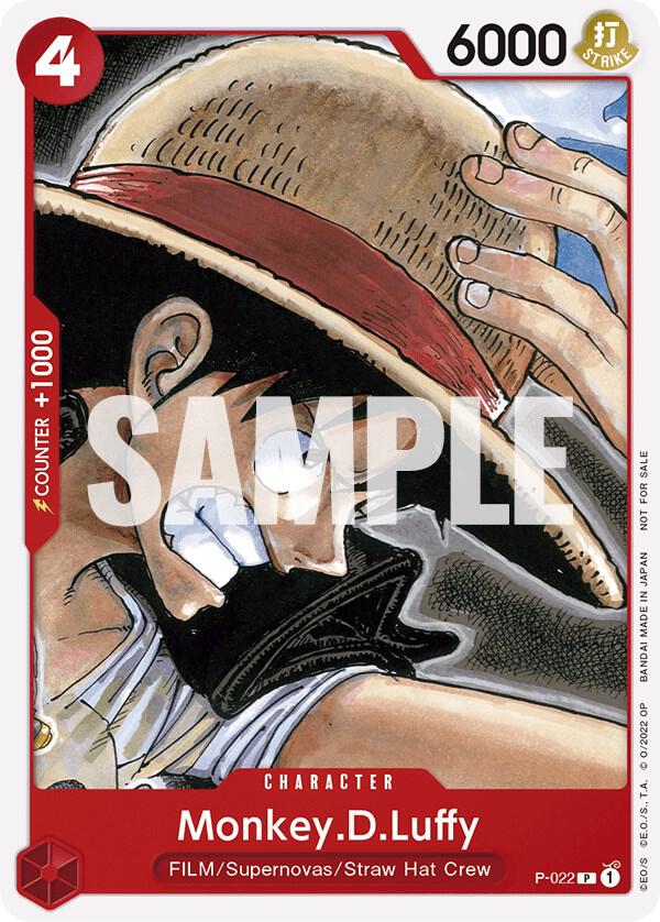 Monkey.D.Luffy One Piece Film Red Promotion 2022 P-022 | One Piece TCG