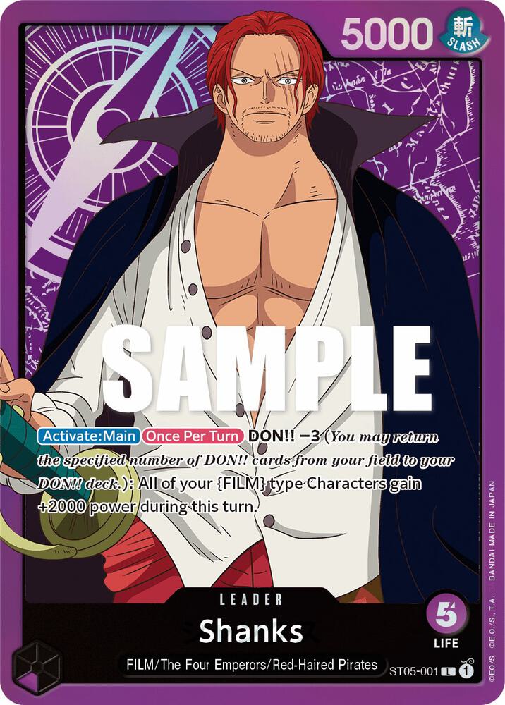 Shanks ST05-001 – Starter Deck 5: Film Edition | One Piece TCG